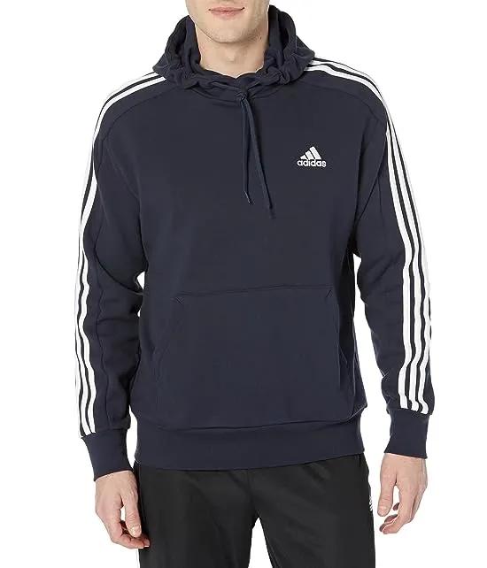 Essentials French Terry 3-Stripes Pullover Hoodie
