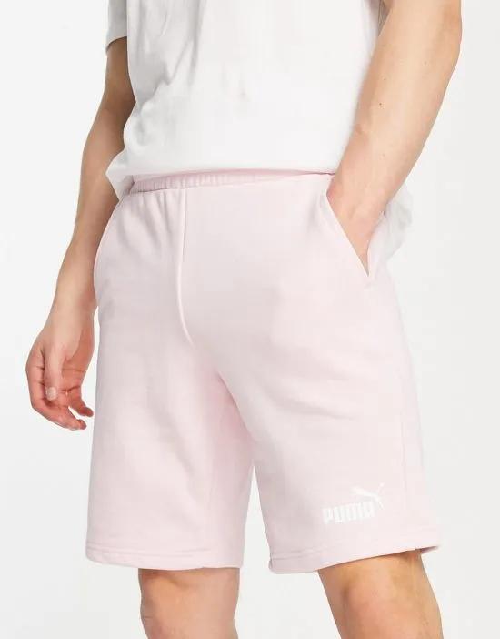 Essentials jersey shorts in chalk pink