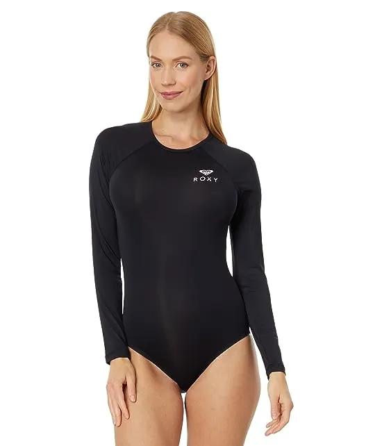 Essentials Long Sleeve One-Piece Swimsuit
