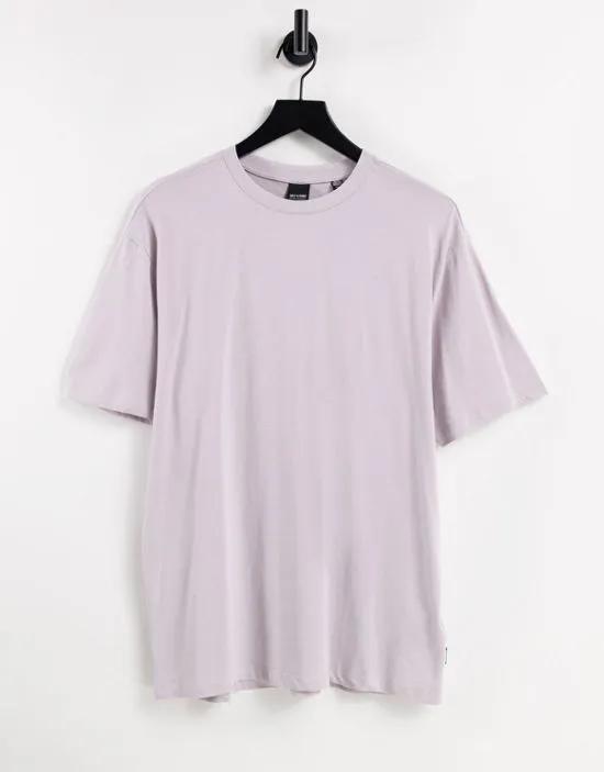 essentials relaxed fit T-shirt in lilac