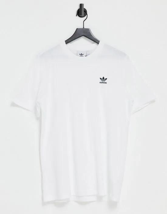 essentials t-shirt in white with small logo