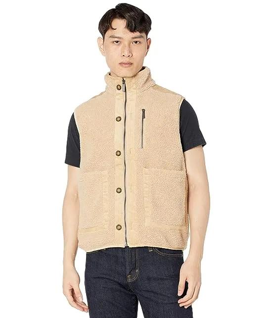 Ethan Sherpa Gilet with Cord Trims