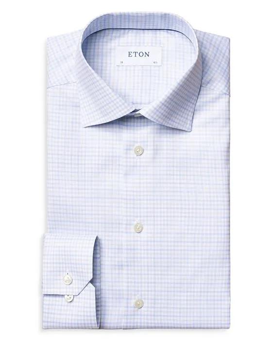 Eton Contemporary Fit Check Twill Shirt
