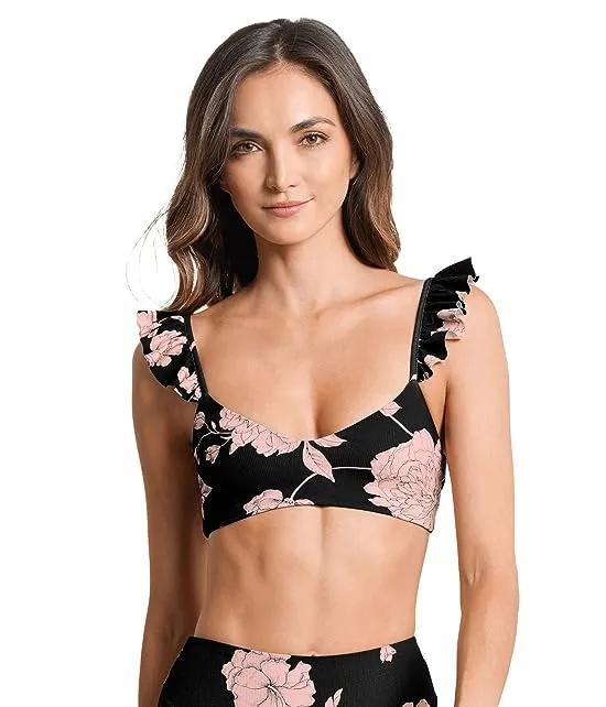 Evening Bloom Pearl Fixed Triangle Top