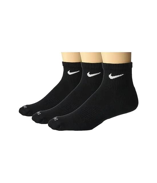 Everyday Plus Cushion Ankle Socks 3-Pair Pack