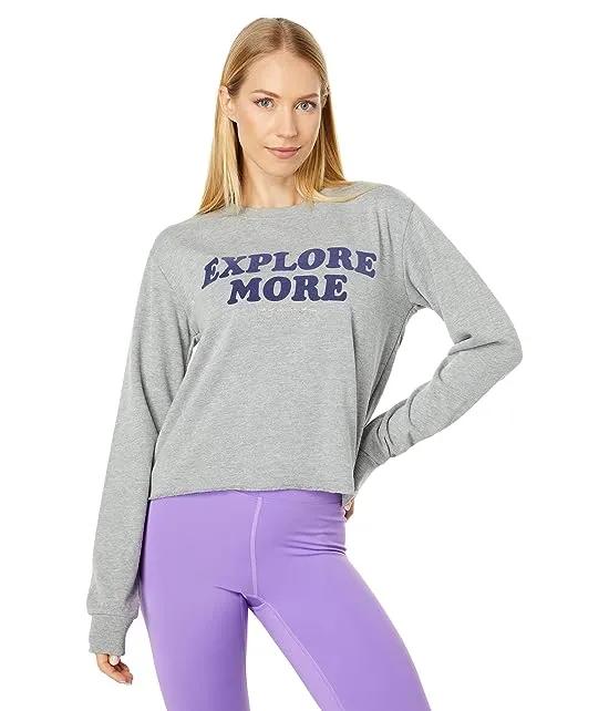 Explore Crop Sweatshirt