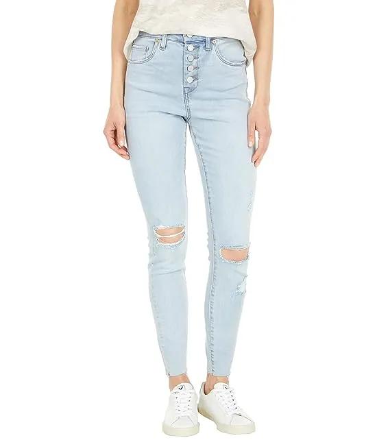 Exposed Button Great Jones High-Rise Skinny in Break The Cycle