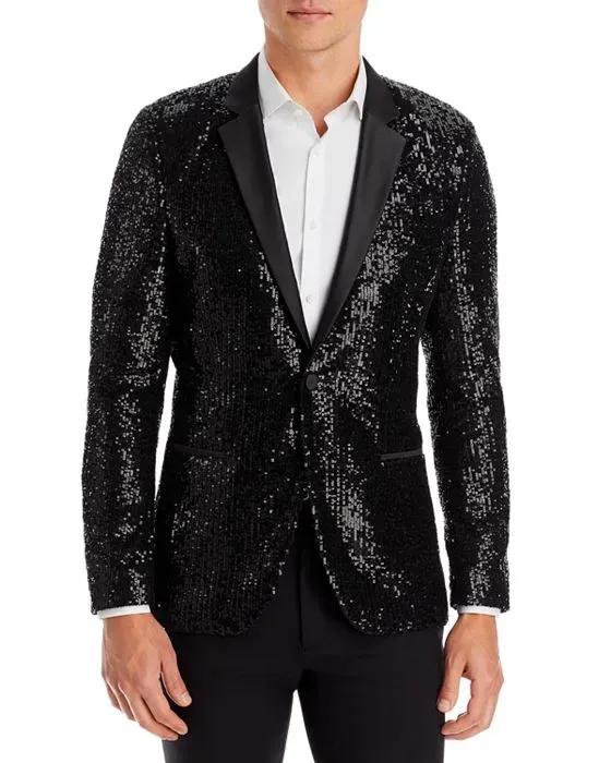 Extra Slim Fit Sequin Tuxedo Jacket