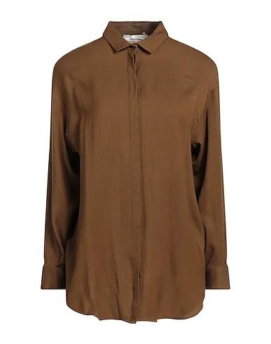 FABIANA FILIPPI | Brown Women‘s Solid Color Shirts & Blouses