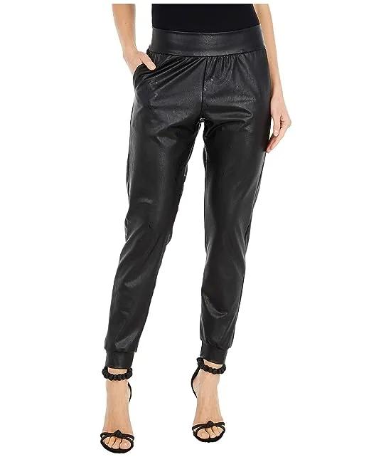 Faux Leather Joggers SLG45