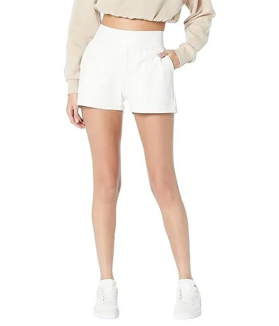 Faux Leather relaxed Shorts SLG39