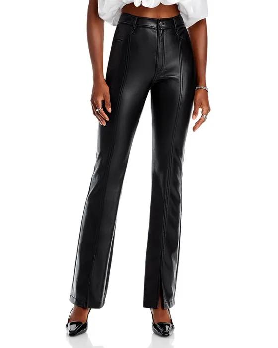 Faux Leather Shanis Pants