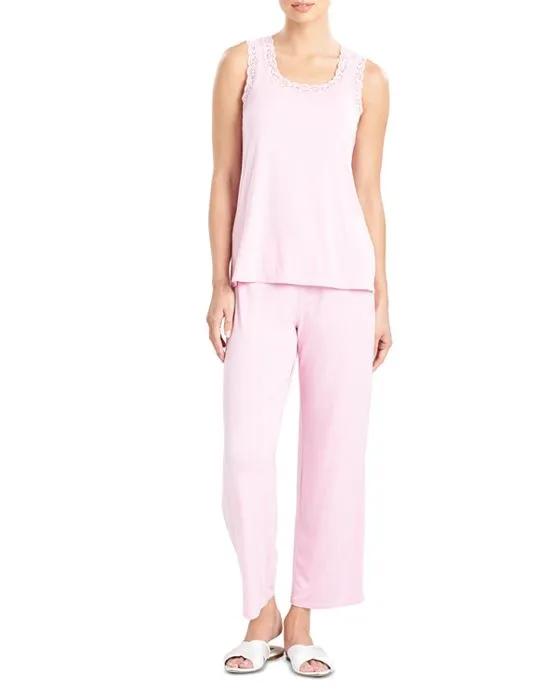 Feather Essentials Tank & Cropped Pants Pajama Set