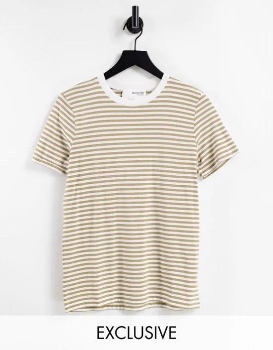 Femme Exclusive cotton t-shirt in stripe