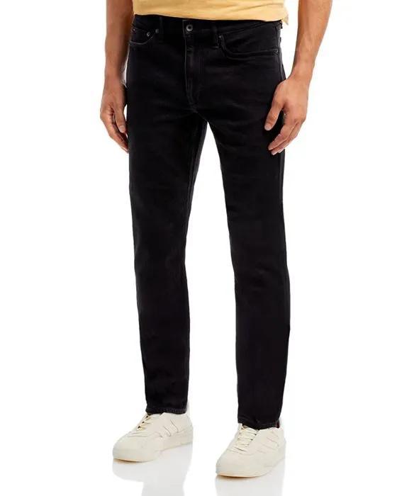 Fit 2 Authentic Stretch Slim Fit Jeans in Black