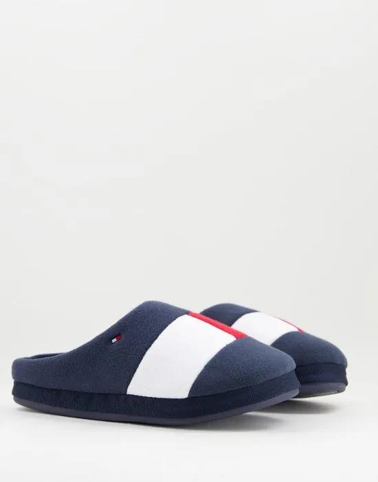 flag slippers in multi