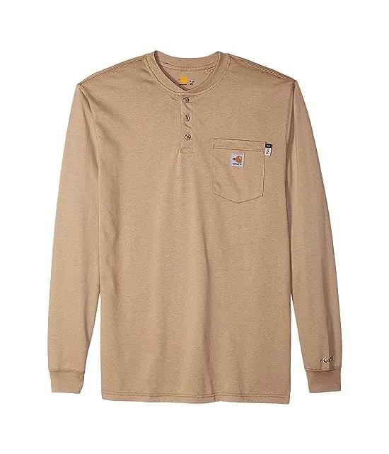 Flame-Resistant Force Cotton Long Sleeve Henley