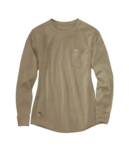 Flame-Resistant Force® Cotton Long Sleeve Crew