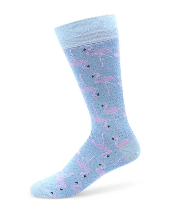 Flamingo Crew Socks - 100% Exclusive