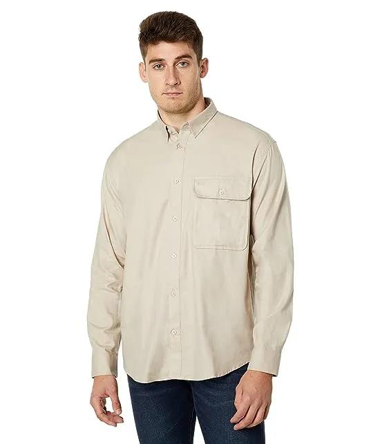 Flannel Woven Long Sleeve Shirt