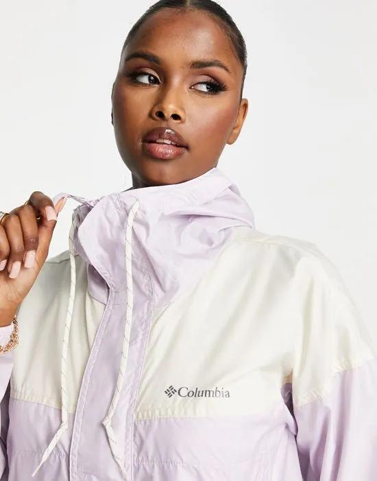 Flash Challenger cropped windbreaker jacket in lilac