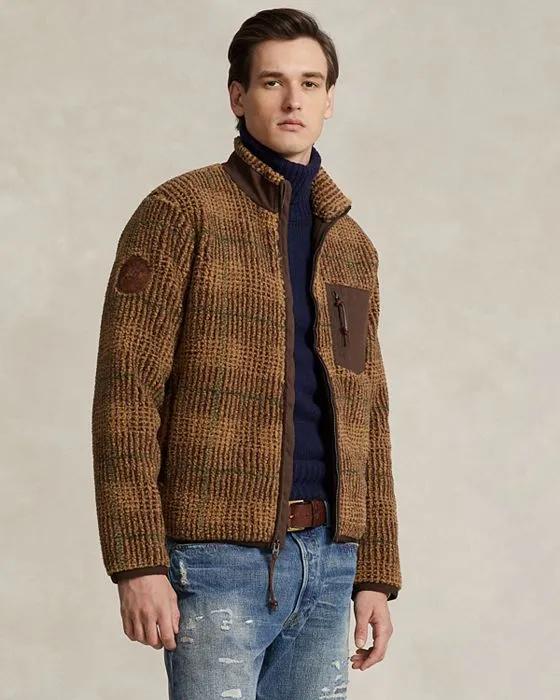 Fleece Glen Plaid Jacquard Jacket