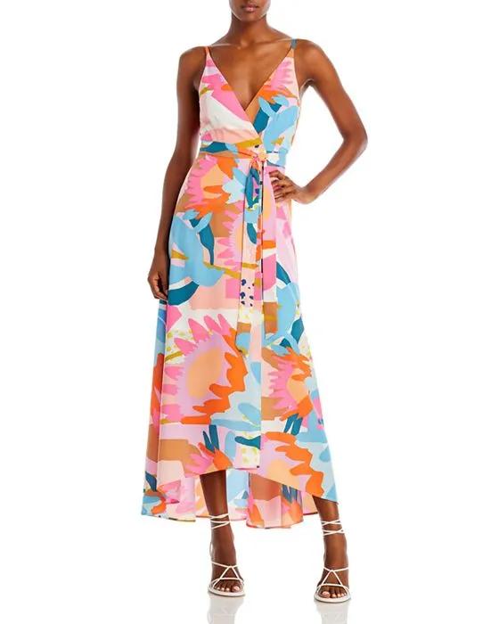 Floral Print Maxi Dress - 100% Exclusive