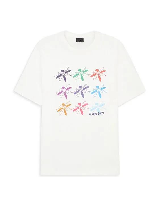 Flower Grid Graphic Tee