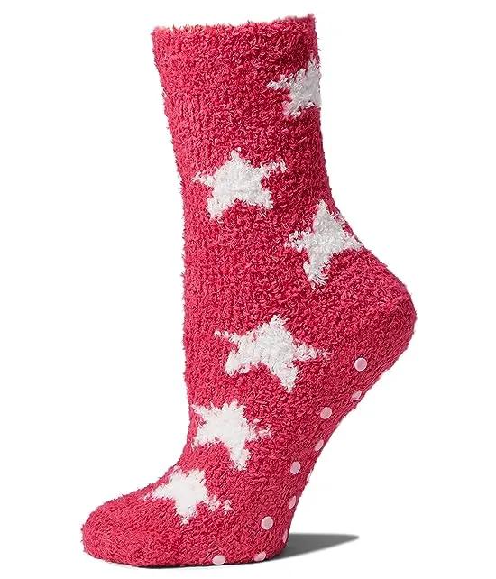 Fluffy Star Gripper Socks