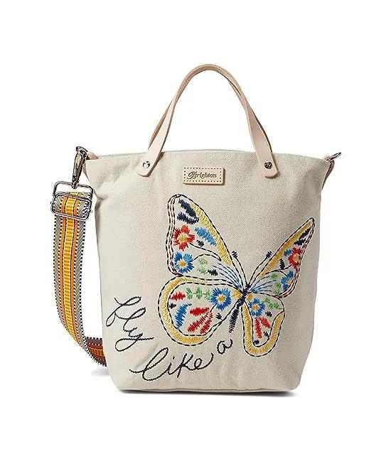 Flutterfly Canvas Tote