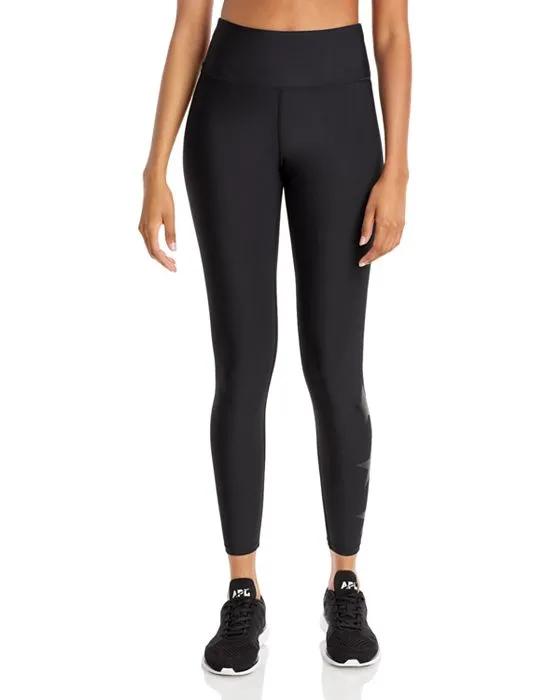 Foil Star High Rise Ankle Leggings - 100% Exclusive