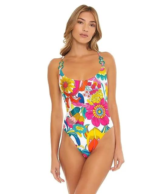 Fontaine Convertible Twist Back One-Piece