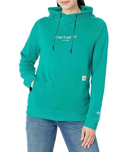 Force Relaxed Fit Lightweight Graphic Hooded Sweatshirt
