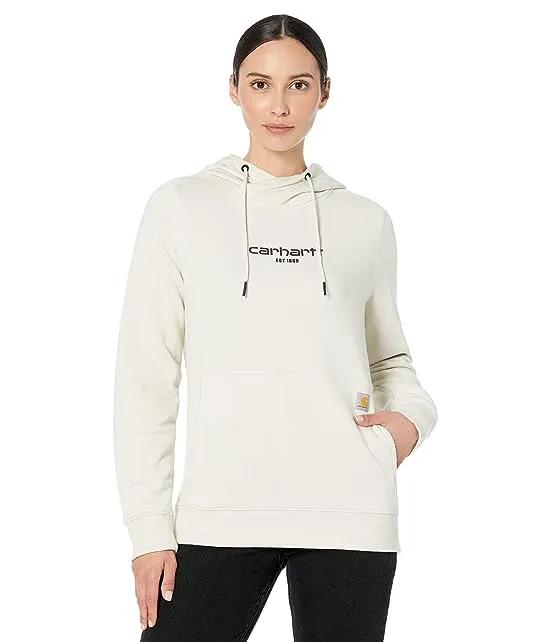 Force Relaxed Fit Lightweight Graphic Hooded Sweatshirt