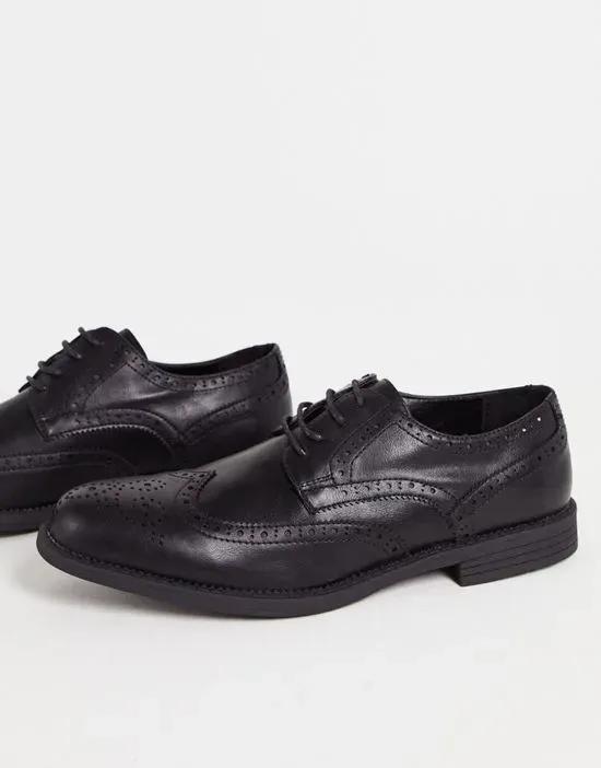 formal lace up brogues in black