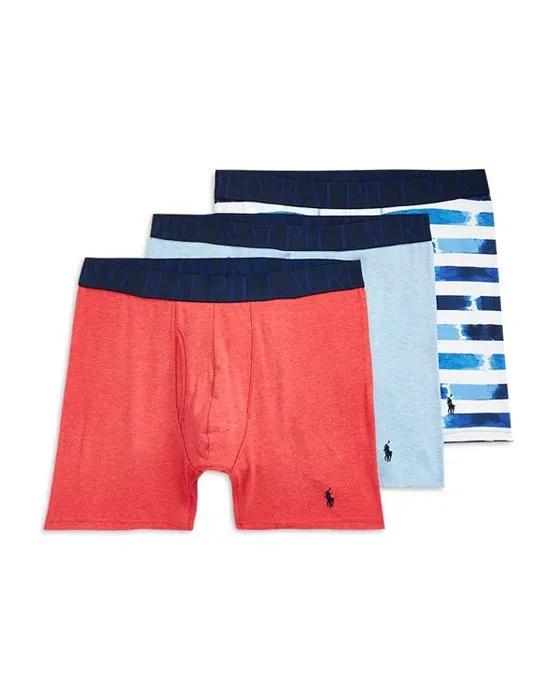 Four Way Stretch Classic Fit Boxer Briefs, Pack of 3