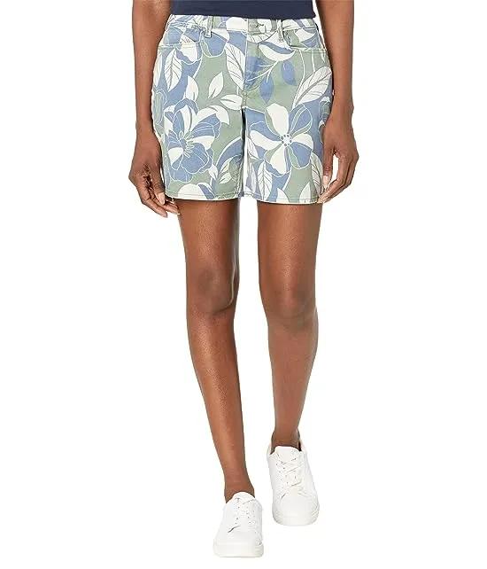 Frankie Relaxed Shorts in Green Island