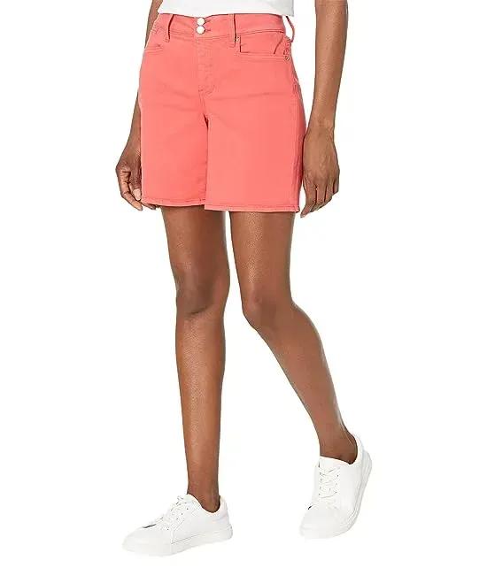 Frankie Relaxed Shorts in Red Fox