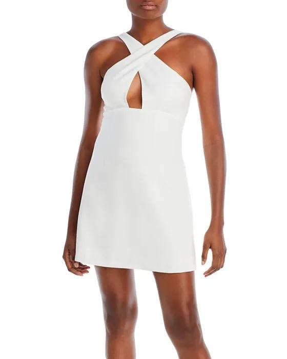 FRENH CONNECTION Crossover Cutout Dress