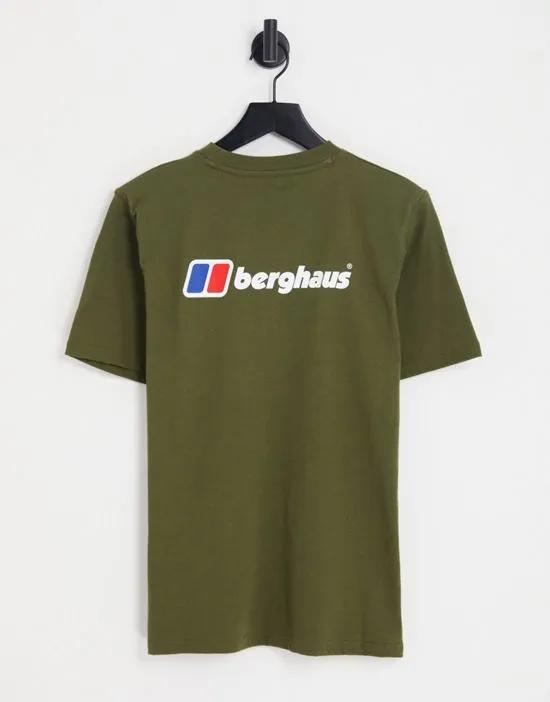 Front and Back Logo T-shirt in green