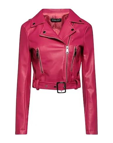 Fuchsia Biker jacket