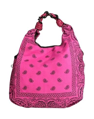 Fuchsia Canvas Handbag