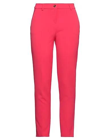 Fuchsia Crêpe Casual pants