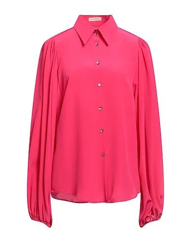 Fuchsia Crêpe Silk shirts & blouses