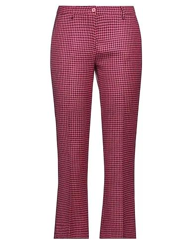 Fuchsia Flannel Casual pants