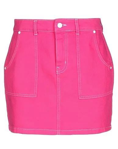 Fuchsia Gabardine Mini skirt