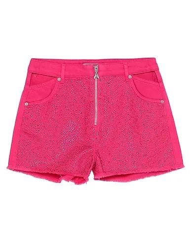 Fuchsia Gabardine Shorts & Bermuda