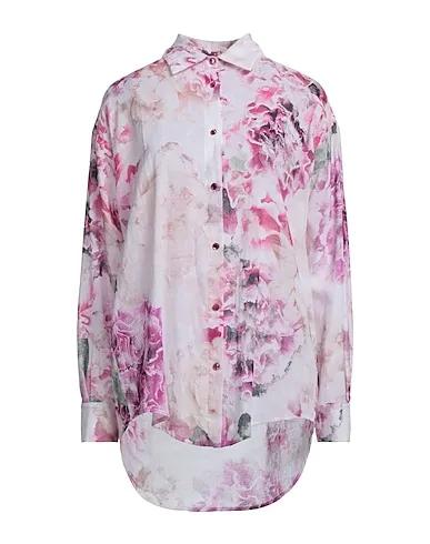 Fuchsia Gauze Floral shirts & blouses