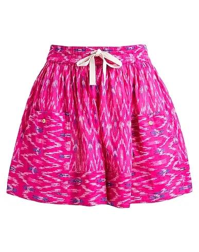 Fuchsia Gauze Shorts & Bermuda