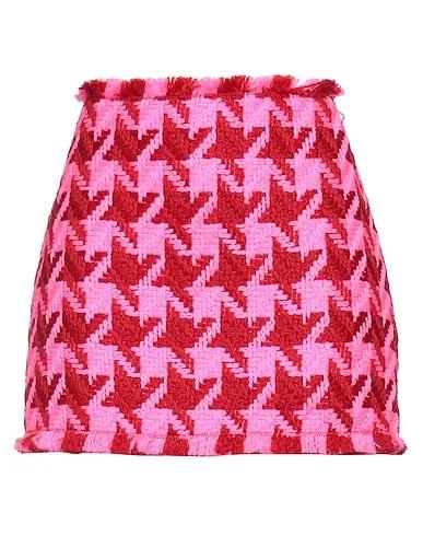 Fuchsia Jacquard Mini skirt